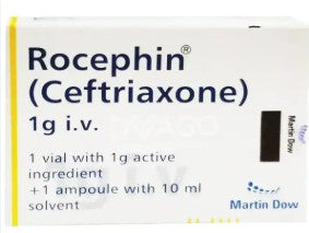 ROCEPHIN 1G IV INJ