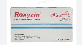 ROXYZIN 10MG TAB 25s
