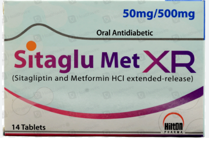 SITAGLU MET XR 50MG 500MG TAB 14s