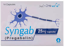 SYNGAB 25MG CAP