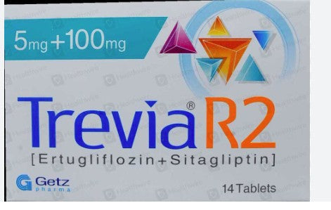 TREVIA R2 5MG 100MG TAB 14S