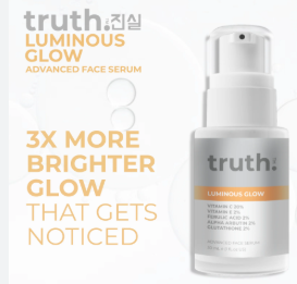 TRUTH LUMINOUS GLOW FACE SERUM 30ML