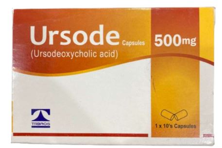 URSODE 500MG CAP 10s