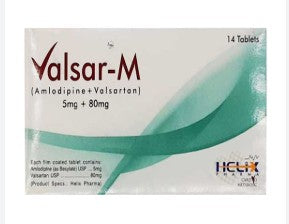 VALSAR M 5MG 80MG TAB 14s