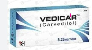 VEDICAR 6.25MG TAB