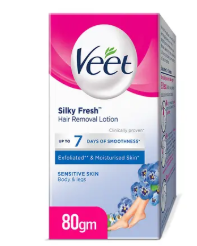 VEET SENSITVE SKIN LOTION 80G