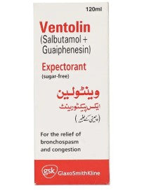 VENTOLIN EXPECTORANT SYRUP 120ML