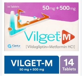 VILGET-M 50+500MG 28s TAB