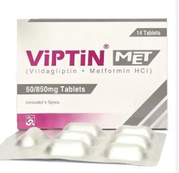 VIPTIN MET 50MG 850MG TAB 14s