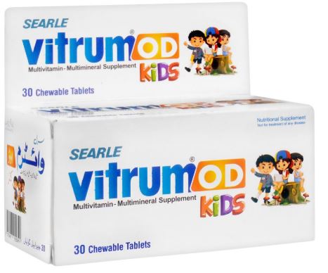 VITRUM OD KIDS 30CHEEABLE