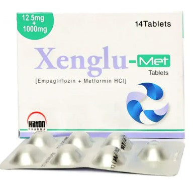 XENGLU MET 12.5 1000MG TAB 28s