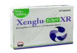XENGLU MET XR 5MG 1000 MG TAB 14s