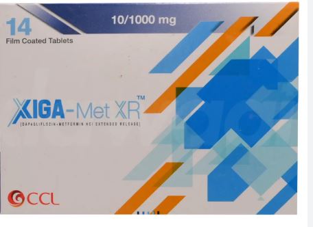 XIGA MET XR 10MG 1000MG TAB (14s)