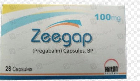ZEEGAP 100MG CAP 28s