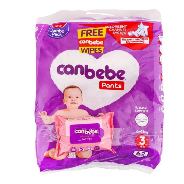 CANBEBE PANTS JAMBO 3 (6-11 KG) 62S